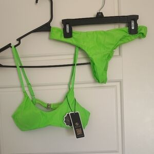 Neon Green Bikini Set